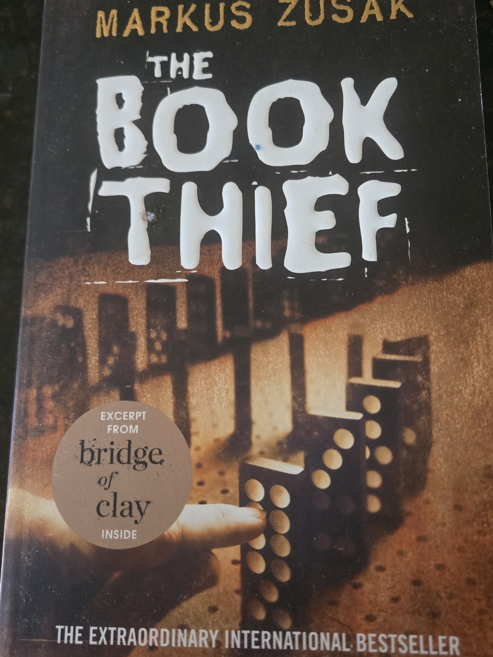 The Book Thief by Markus Zusak - Brown & Black Cover